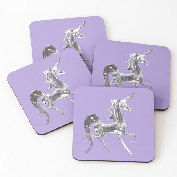 Item preview, Magical Slender Glass Unicorn Prancing Die Cut designed and sold by JoyousArt4u.