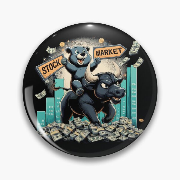 Item preview, stock market stock exchange bull bear profit gift designed and sold by Pineapple-Tree.