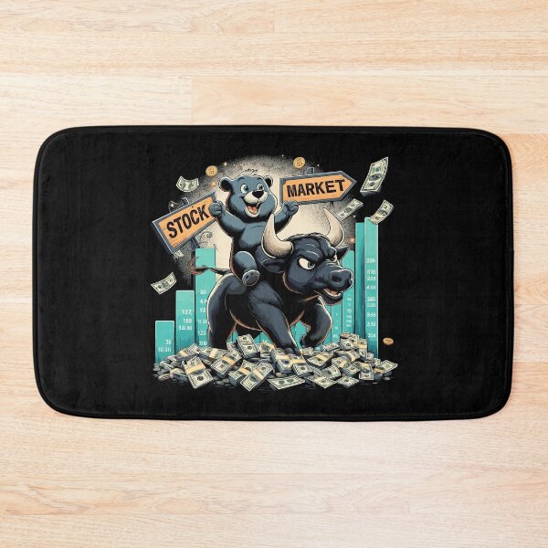 Item preview, stock market stock exchange bull bear profit gift designed and sold by Pineapple-Tree.