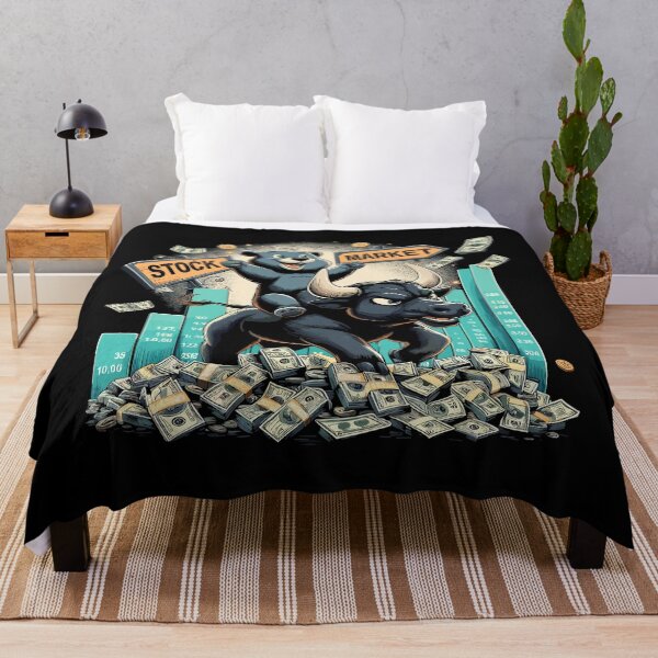 Item preview, stock market stock exchange bull bear profit gift designed and sold by Pineapple-Tree.