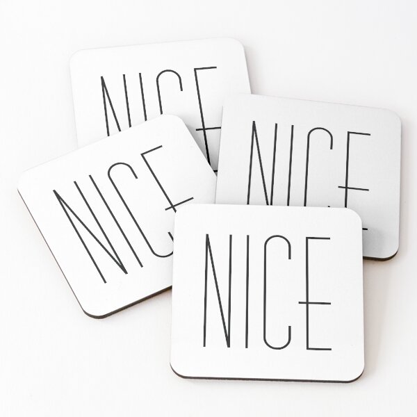 Item preview, Minimalist 'Nice' Word Art designed and sold by TurtleDojo.