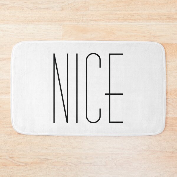 Item preview, Minimalist 'Nice' Word Art designed and sold by TurtleDojo.