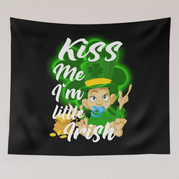 Item preview, Kiss me im little Irish Leprechaun irish  designed and sold by TheEndDesign.