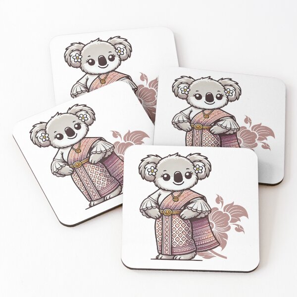 Item preview, Koala in Ornate Traditional Thai Dress   designed and sold by Koalangel.