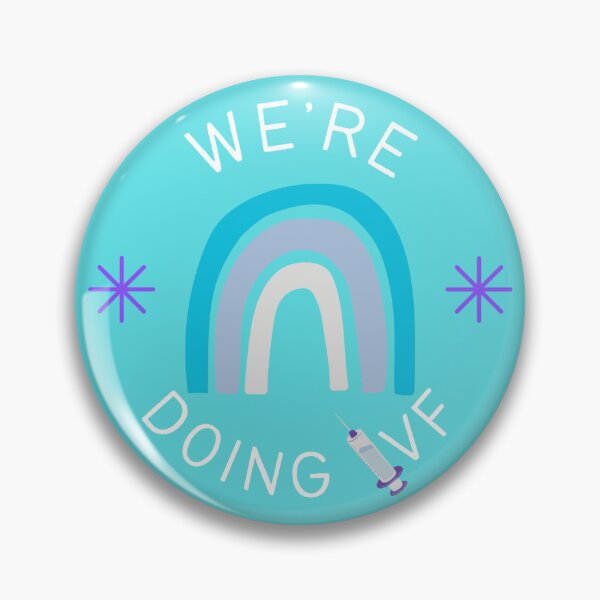 Item preview, We're Doing IVF Sticker designed and sold by 719Cr8ters.