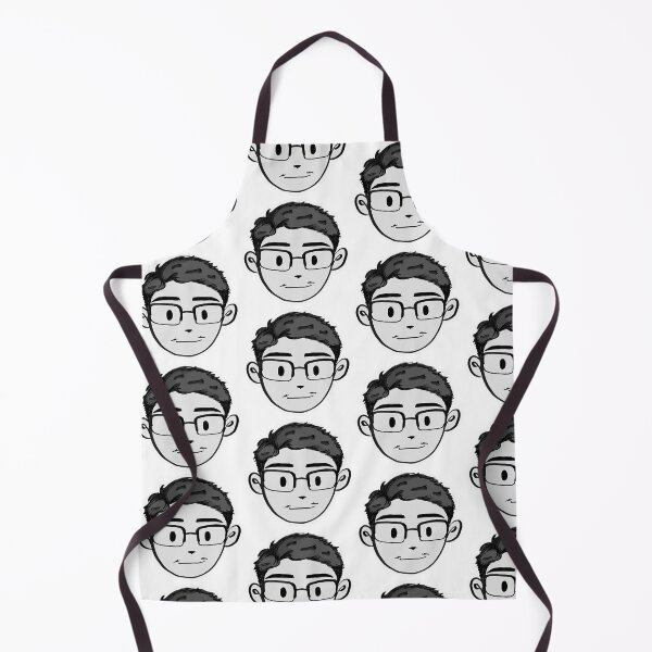 Item preview, Cute Comic Boy with Glasses and Moustache designed and sold by nobitamins.