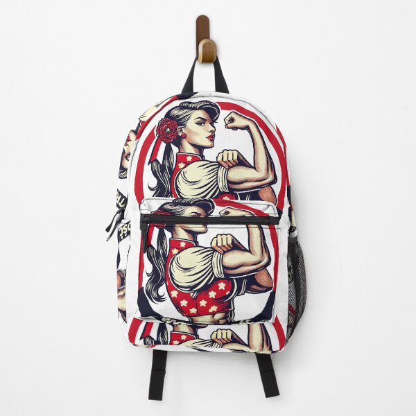 Item preview, Strength strong woman Polish Poland retro gift designed and sold by Pineapple-Tree.