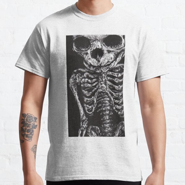 Leaning Skeleton Classic T-Shirt
