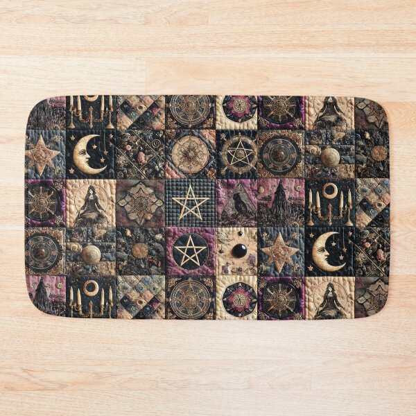 Item preview, witchy whimsigoth patchwork designed and sold by inthewitchelm.
