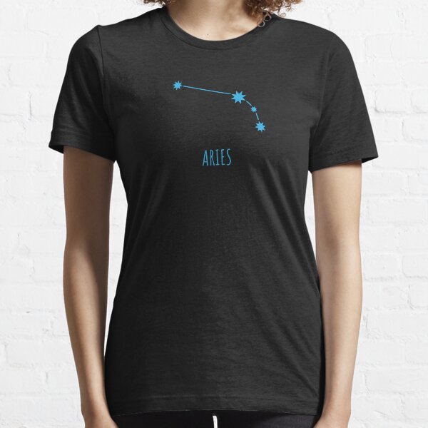 Item preview, Zodiac Sign T-Shirt - Aries (Blue) designed and sold by thearthurshop.