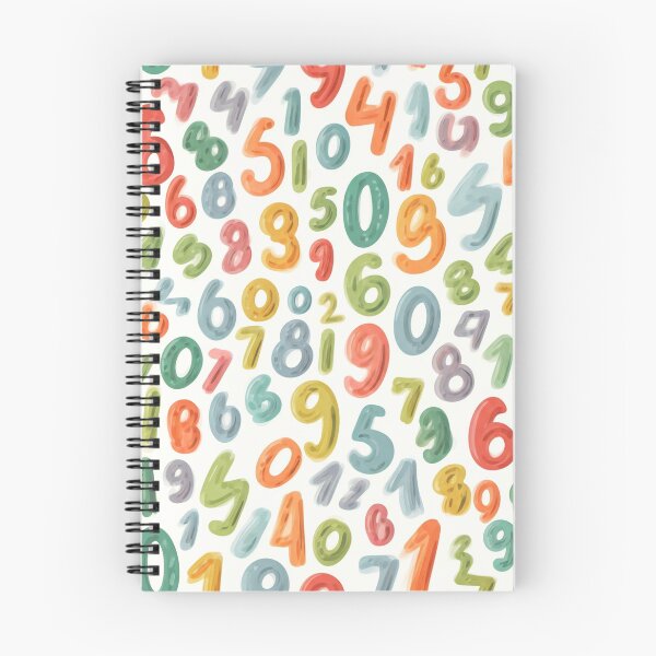 Item preview, Colorful Number Seamless Pattern designed and sold by Best-Art-32.