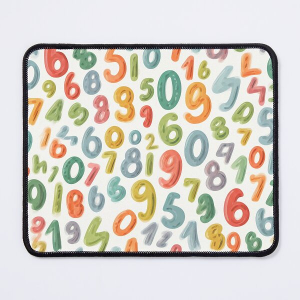 Item preview, Colorful Number Seamless Pattern designed and sold by Best-Art-32.