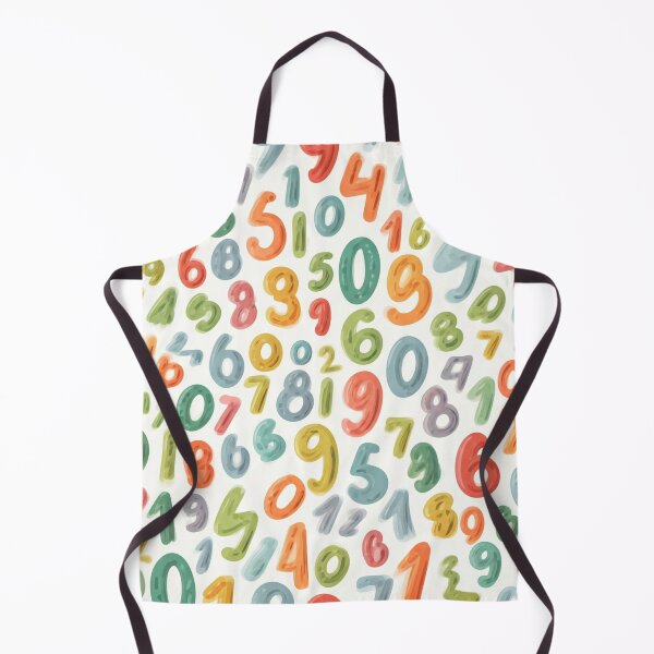 Item preview, Colorful Number Seamless Pattern designed and sold by Best-Art-32.