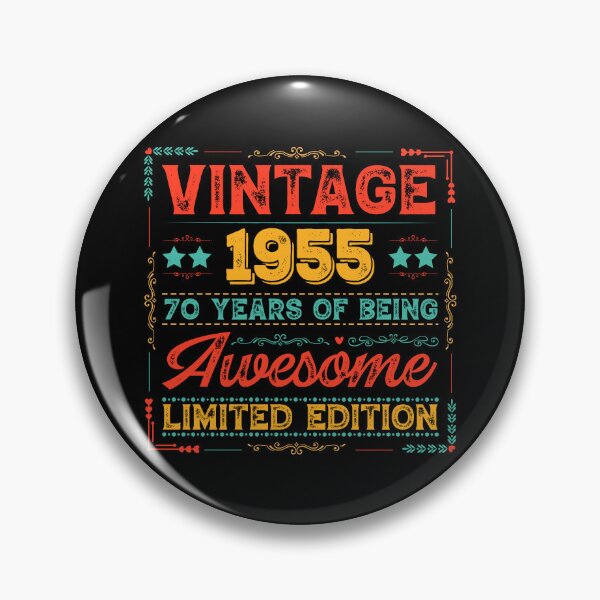 Item preview, Vintage 1955 Made in 1955 70th Birthday 70 Years Old designed and sold by Blok45.