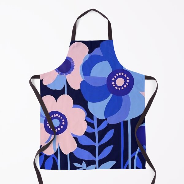 Item preview, Pink & Blue Flowers designed and sold by ViaARTfactory.
