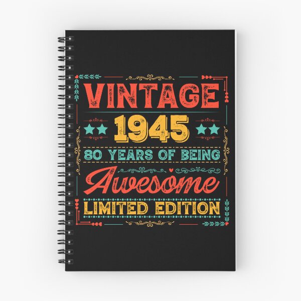 Item preview, Vintage 1945 Made in 1945 80th Birthday 80 Years Old designed and sold by Blok45.