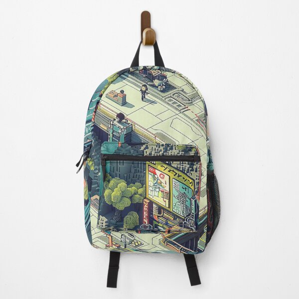 Item preview, Immersive 8 Bit City with Vibrant 3D Isometric Map Design designed and sold by CheerForGoods.