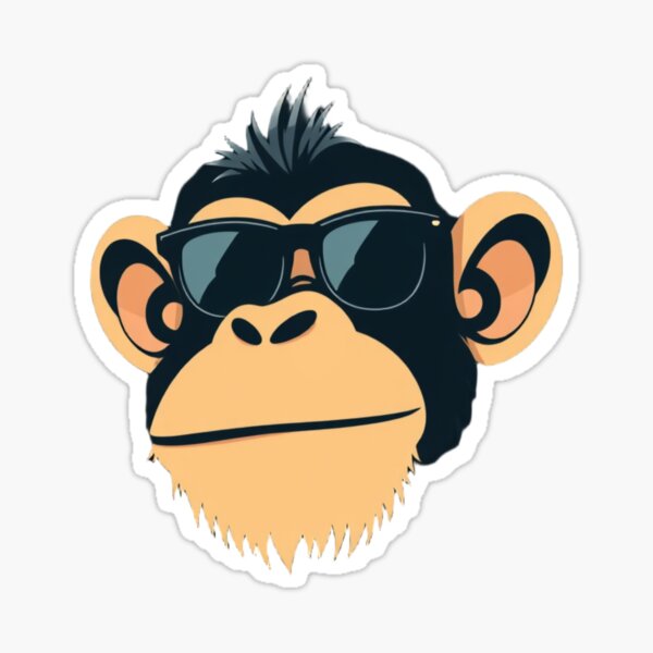 Item preview, Cool monkey vibes designed and sold by 0penvimark.