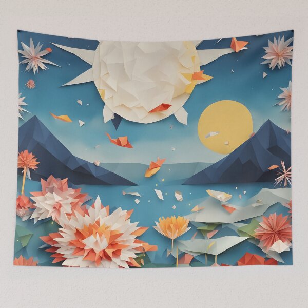 Item preview, Origami Art - New Year, Fresh Start: Embracing New Beginnings designed and sold by ArtfulFolds.