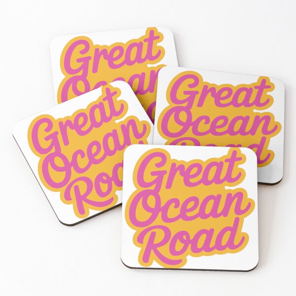 Item preview, Great Ocean Road Adventure – Explore Victoria's Coastal Wonder - Pink & Orange designed and sold by SorryFrog.