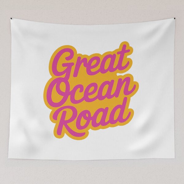 Item preview, Great Ocean Road Adventure – Explore Victoria's Coastal Wonder - Pink & Orange designed and sold by SorryFrog.