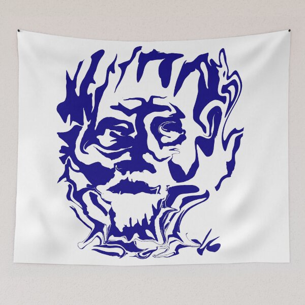 Item preview, face5 blue designed and sold by dnparker.