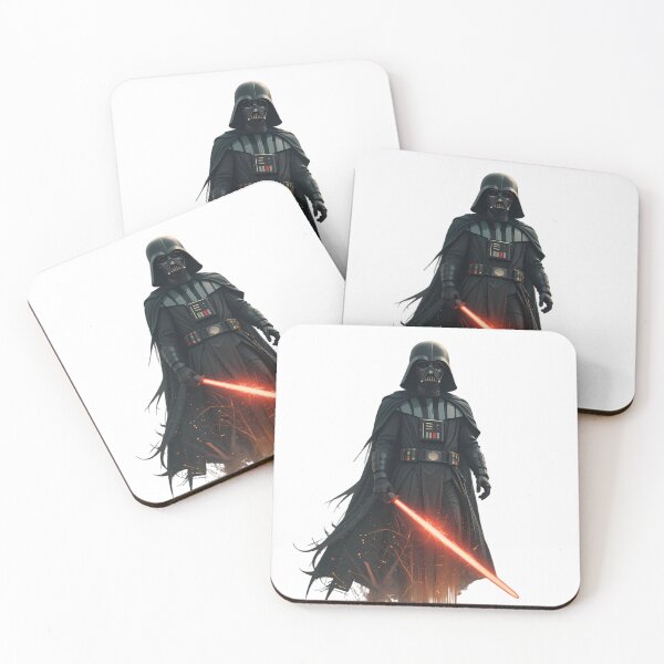 Item preview, Dark Side Icon Reimagined Art Sci-Fi Villain Vader designed and sold by ART ATTACK ZONE.