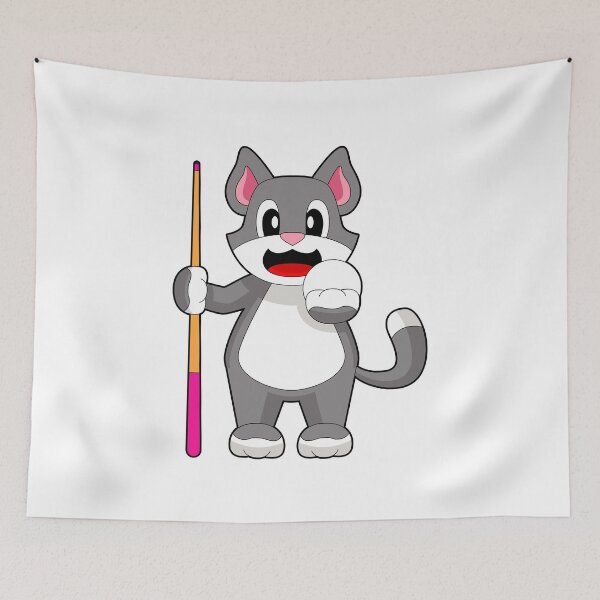 Artikelvorschau, Katze Billiard Queue entworfen und verkauft von Snabdesign84.