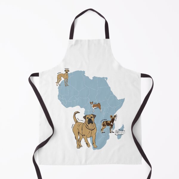 Item preview, "Map of Dogs in Africa" designed and sold by kaoyhhan.