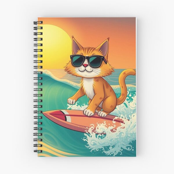 Item preview, Surfer cat designed and sold by JackFreestone.