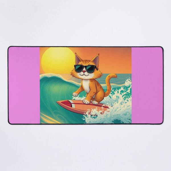 Item preview, Surfer cat designed and sold by JackFreestone.