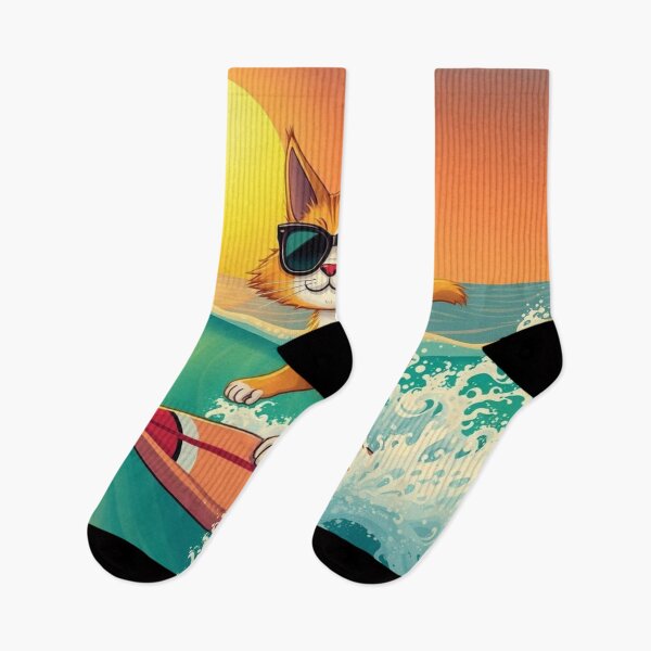 Item preview, Surfer cat designed and sold by JackFreestone.