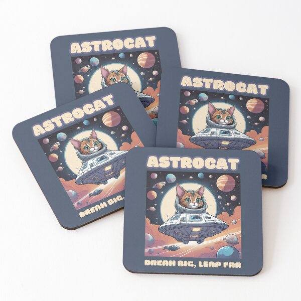 Item preview, Astrocat:"Dream big, leap far" Catstronaut Starship designed and sold by RTeeSTS.