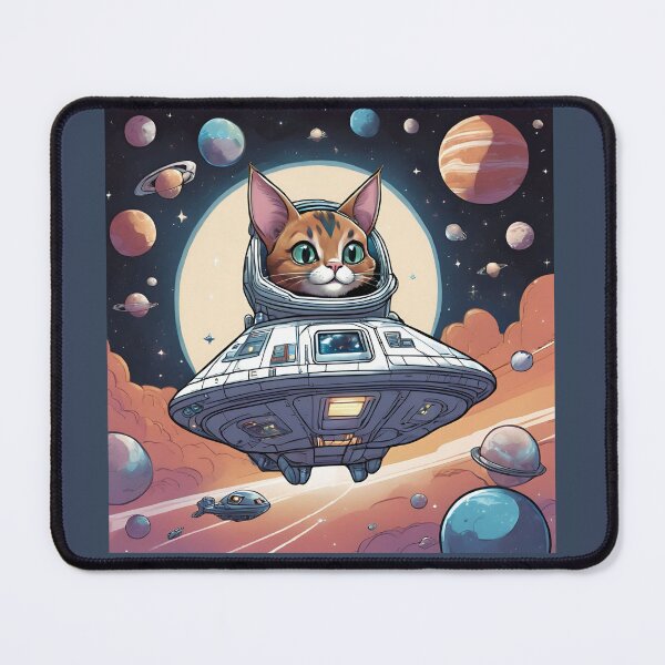 Item preview, Astrocat:"Dream big, leap far" Catstronaut Starship designed and sold by RTeeSTS.