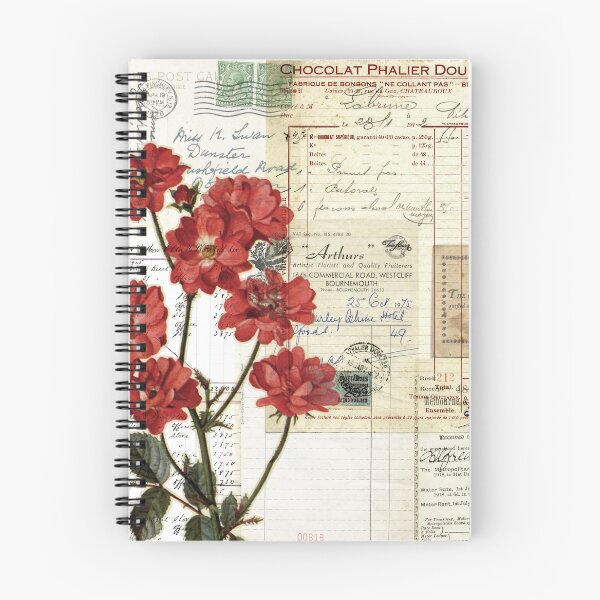 Item preview, Vintage Collage & Floral Designs rose one designed and sold by buildingcraft.