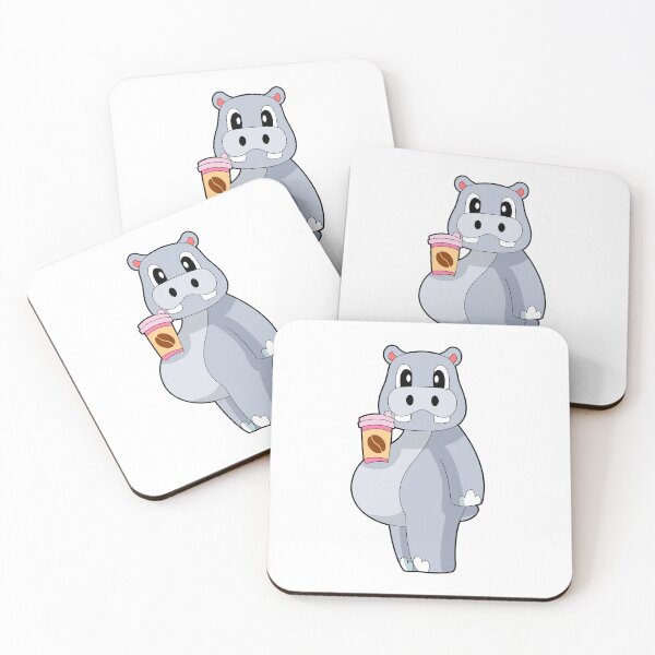 Item preview, Hippo Coffee to go cup designed and sold by Snabdesign84.
