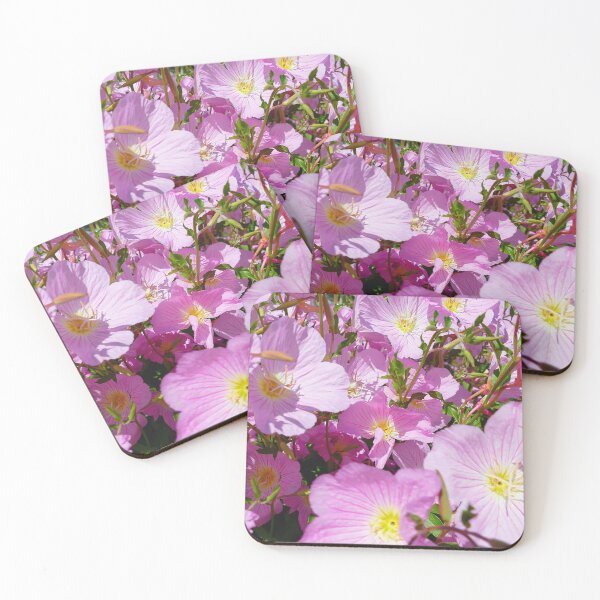 Item preview, Pink Evening Primrose Flowers in the Garden designed and sold by jaynerushton.