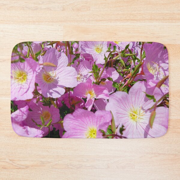 Item preview, Pink Evening Primrose Flowers in the Garden designed and sold by jaynerushton.