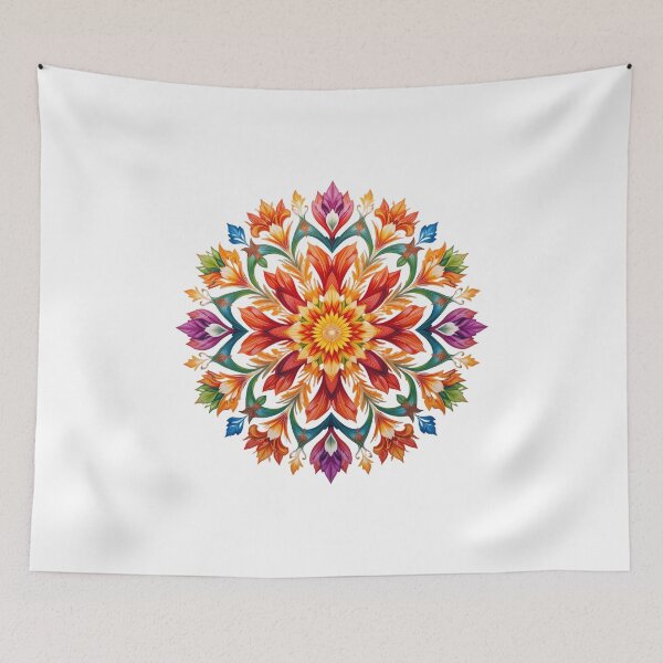 Item preview, Floral Harmony, Floral Mandala Sweatshirt, Comfort Colors Spring Floral Shirt, Gifts for Her, Floral Yoga Shirt, Florist Gift, Best Friend Gift designed and sold by PrintFusion57.