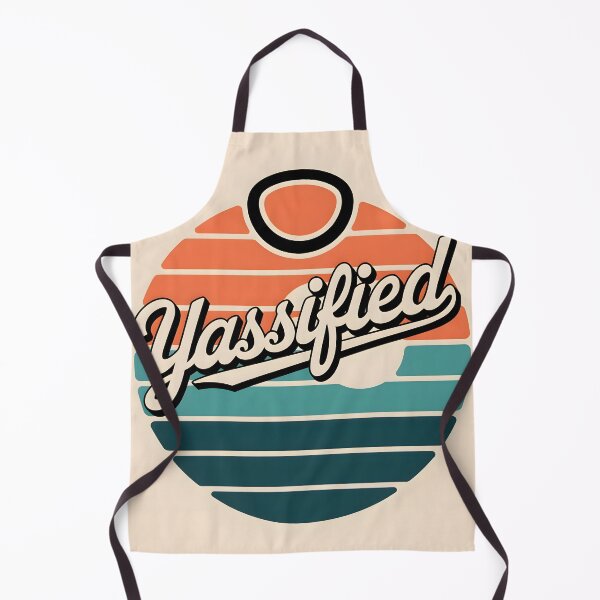 Item preview, Yassified Retro Sunset, Minimalist Nostalgic Vibes, Teal and Orange Modern Typography, Trendy Abstract Design designed and sold by Kintsugi99.