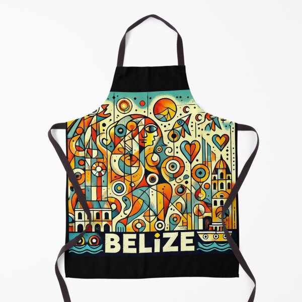 Item preview, Belize Adventure Cubism Art – Tropical Fun for Travel Lovers designed and sold by OzzFrequency.