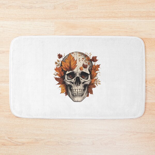 Item preview, Autumn Skull Emblem, funny, gifts, skull, autumn, emblem, designed and sold by Ewelina Niemiec.