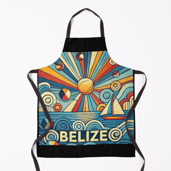 Item preview, Belize Adventure Cubism Art – Tropical Fun for Travel Lovers designed and sold by OzzFrequency.