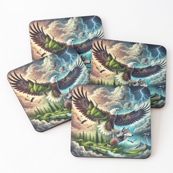 Item preview, Wolf with Eagle designed and sold by RaF71PrO.