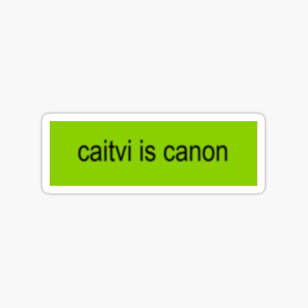 Vista previa del artículo con la obra «caitvi es canon (edición mocosa)», diseñado y vendido por spoiledchai ♡.