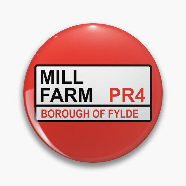 Item preview, Wesham, Fylde Mill Farm Iconic Street Sign designed and sold by DelfDesign.