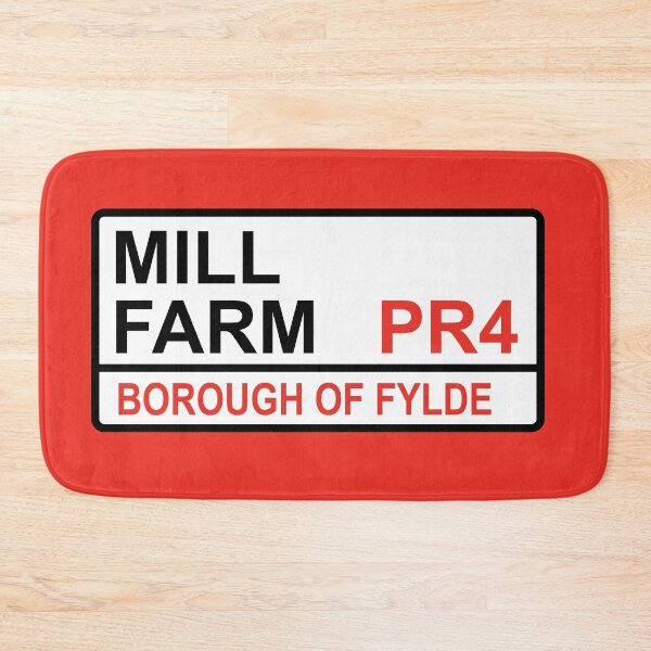 Item preview, Wesham, Fylde Mill Farm Iconic Street Sign designed and sold by DelfDesign.