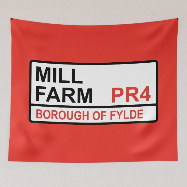 Item preview, Wesham, Fylde Mill Farm Iconic Street Sign designed and sold by DelfDesign.