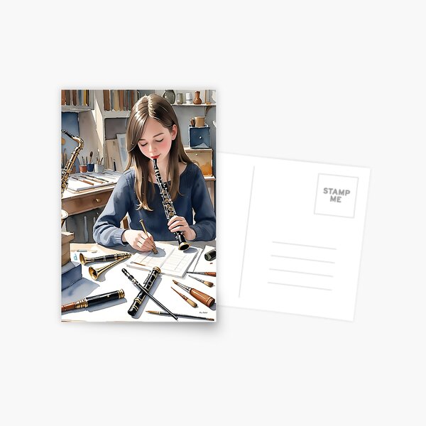 Musical Studio Postcard
