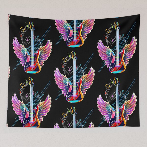 Item preview, Neon Guitar wings designed and sold by Roysdisturbia.